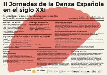 II Jornadas de la Danza Española en el Siglo XXI