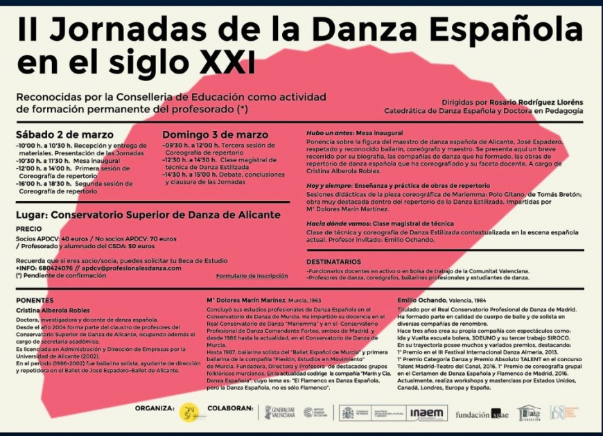 II Jornadas de la Danza Española en el Siglo XXI